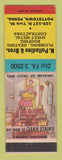 Matchbook Cover - N Palladino Bros Plumbing Heating Pottstown PA
