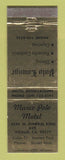 Matchbook Cover - Marco Polo Motel Visalia CA