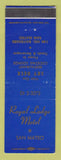 Matchbook Cover - Royal Lodge Motel San Mateo CA