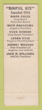 Matchbook Cover - Motel Fresno CA AMCAL Convention 1962