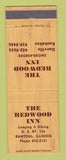 Matchbook Cover - Redwood Inn Rantoul IL