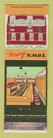 Matchbook Cover - Town House Restaurant Wilmington DE WEAR