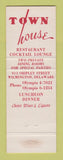 Matchbook Cover - Town House Restaurant Wilmington DE WEAR