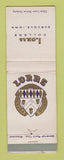 Matchbook Cover - Loras College Dubuque IA