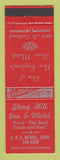 Matchbook Cover - Stony Hill Inn Motel Bethel CT