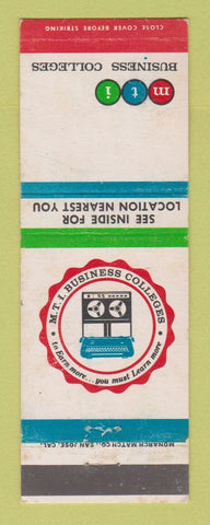 Matchbook Cover - MTI Business College CA CHAIN