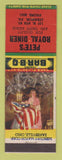 Matchbook Cover - Pete's Royal Diner Lebanon PA BBQ