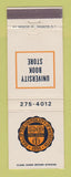 Matchbook Cover - University of Rochester NY Book Store