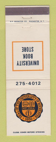 Matchbook Cover - University of Rochester NY Book Store