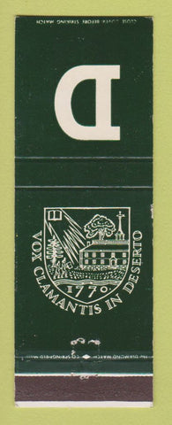 Matchbook Cover - Dartmouth College Hanover NH