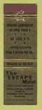 Matchbook Cover - Escape Motel Panama City Beach FL