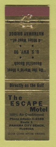 Matchbook Cover - Escape Motel Panama City Beach FL