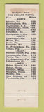 Matchbook Cover - Escape Motel Panama City Beach FL