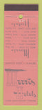 Matchbook Cover - Morris Hotels San Diego Fresno Madera Los Angeles CA