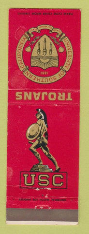 Matchbook Cover - University of South California Trojans USC Los Angles CA