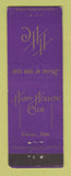 Matchbook Cover - Happy Hollow Club Omaha NE WEAR