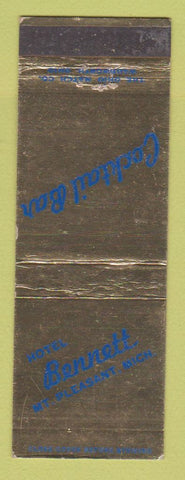 Matchbook Cover - Hotel Bennett Mount Pleasant MI