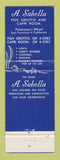Matchbook Cover - A Sabella Fish Grotto San Francisco CA
