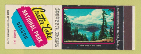 Matchbook Cover - Crater Lake Lodge National Park OR