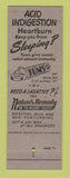 Matchbook Cover - Tums Antacid African Zebra