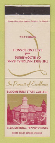Matchbook Cover - Bloomsburg State College PA