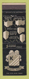 Matchbook Cover - Kloeppel Hotels Jacksonville FL West Palm Beach