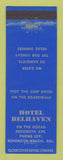 Matchbook Cover - Hotel Belhaven Rehoboth Beach DE WEAR