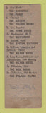 Matchbook Cover - Roostevelt Hotel New York City WEAR