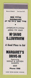 Matchbook Cover - Margaret's Drive In Restaurant Escondido CA low phone #