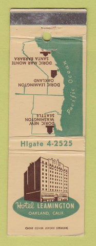 Matchbook Cover - Hotel Leamington Oakland CA WEAR
