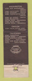 Matchbook Cover - Hotel Leamington Oakland CA WEAR