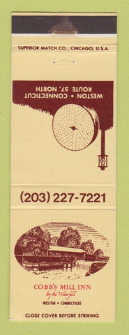 Matchbook Cover - Cobb's Mill Inn Weston CT