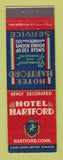 Matchbook Cover - Hotel Hartford CT