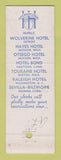 Matchbook Cover - Hotel Bond Hartford CT