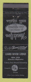 Matchbook Cover - Liard River Lodge YT? BA oil gas WEAR