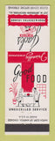 Matchbook Cover - Jacks or Better Restaurant Rockford IL
