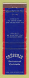 Matchbook Cover - Creperie Restaurant Bryn Mawr PA Philadelphia  WEAR