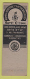 Matchbook Cover - Hotel Gibson Cincinnati OH