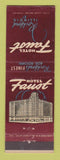 Matchbook Cover - Hotel Faust Rockford IL