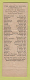 Matchbook Cover - Hotel Wicomico Salisbury MD