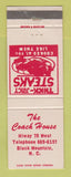 Matchbook Cover - The Coach House Black Mountain NC