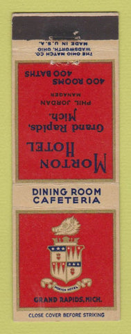 Matchbook Cover - Morton Hotel Grand Rapids MI