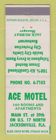Matchbook Cover - Ace Motel Jacksonville FL