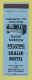 Matchbook Cover - Shaler Motel Rifle Colorado