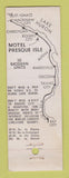 Matchbook Cover - Presque Isle Motel Rogers City MI