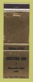 Matchbook Cover - Cortina Inn Mammoth Lakes CA