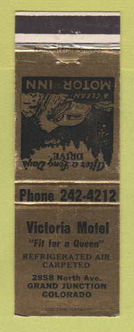 Matchbook Cover - Victoria Motel Grand Junction Colorado