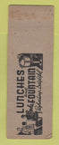 Matchbook Cover - Wise Groceyr Confectionery Lebanon PA