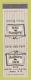 Matchbook Cover - Auburn Inn Hotel Motel Auburn NY