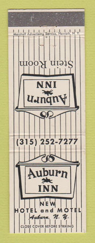 Matchbook Cover - Auburn Inn Hotel Motel Auburn NY